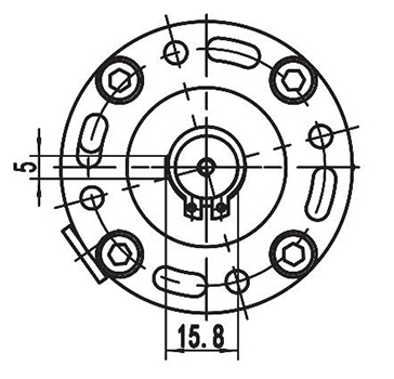 Moteur de direction assistée 120W (3200±8% RPM), moteur à balais PMDC ZD063AX
