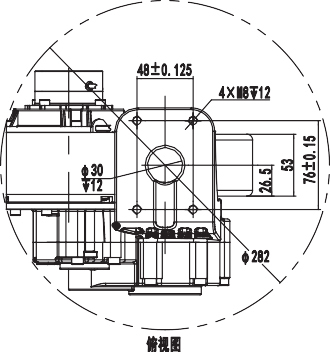 Moteur de direction assistée 200W (3200±8% RPM), moteur à balais PMDC ZD089AX
