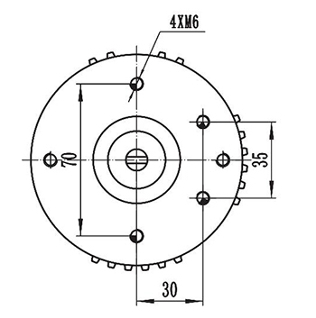 Moteur d'entraînement 400-500W, moteur à balais PMDC ZD097B1