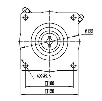 Moteur d'entraînement 800-1000W, moteur à balais PMDC ZD125A2