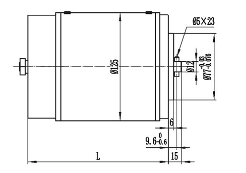 Moteur d'entraînement 800-1000W, moteur à balais PMDC ZD125A2