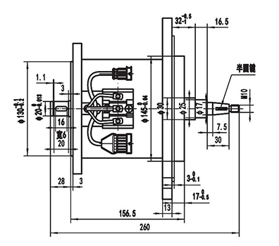 Moteur d'entraînement - à déplacement vertical 1200W (3450 RPM), Moteur sans balais PMDC TF120BH