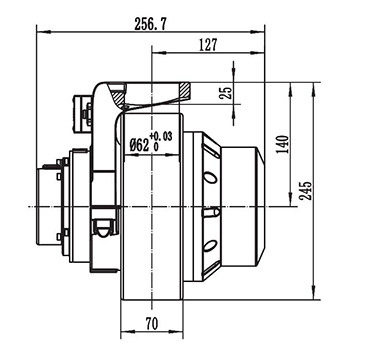 Ensemble moteur 750-1000W (Moteur sans balais PMDC) TF110BH1-JY120X