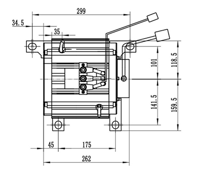 Moteur de traction 5000-8000W, Moteur sans balais PMDC TZ210BX-P