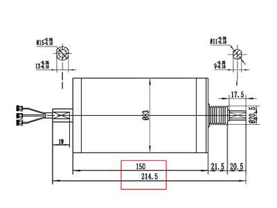 Moteur d'entraînement 500-750W, Moteur sans balais PMDC GF057AQH