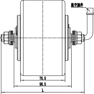Moteur d'entraînement 200-300W, Moteur sans balais PMDC GF075AQH2